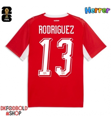 Schweiz Ricardo Rodriguez #13 Hjemmebanetrøje VM 2026 Kort ærmer